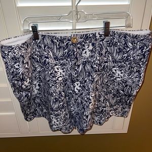 NWOT Lilly Pulitzer Darci 7” Scallop Hem Shorts